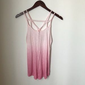 Ombré strappy tank
